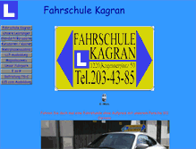 Tablet Screenshot of fahrschule-kagran.at